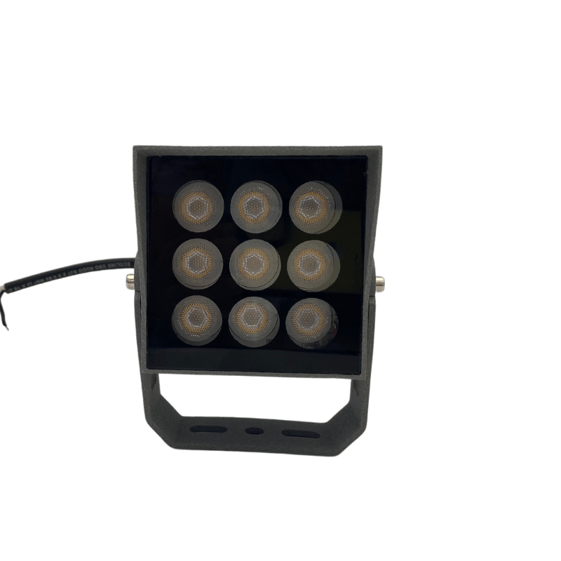 Reflector Cuadrado 9W 3000K Blanco Cálido, Exteiror - Wattko